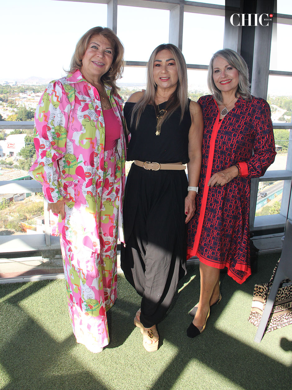 Norma Bush, Sonia Estrada y Lucy Ocampo