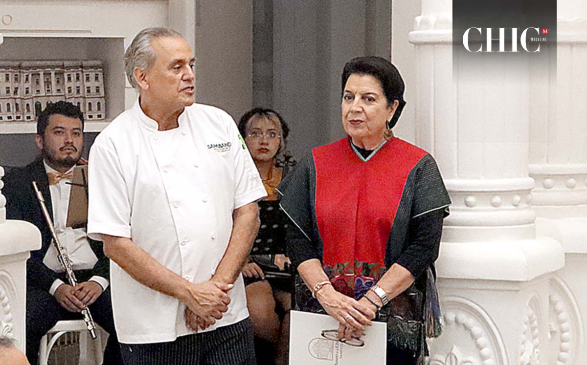 El chef CLAUDIO LOREDO y ELVIA HOLGUERA felices en la segunda edición de Noches de Museo