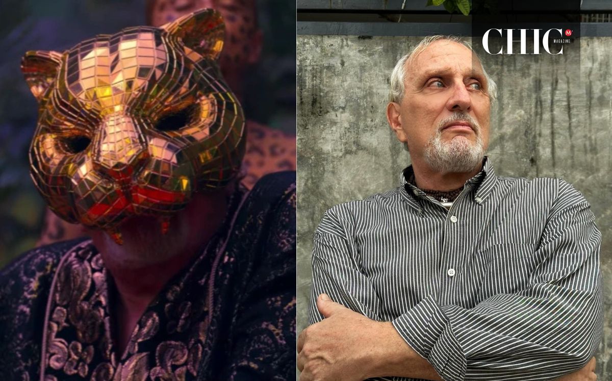 Geoffrey Giuliano en 'El Juego del Calamar como el VIP con máscara de pantera (Netflix)