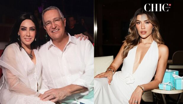 Michelle Salas asistió a una cena con Ricardo Salinas y su esposa (Instagram)