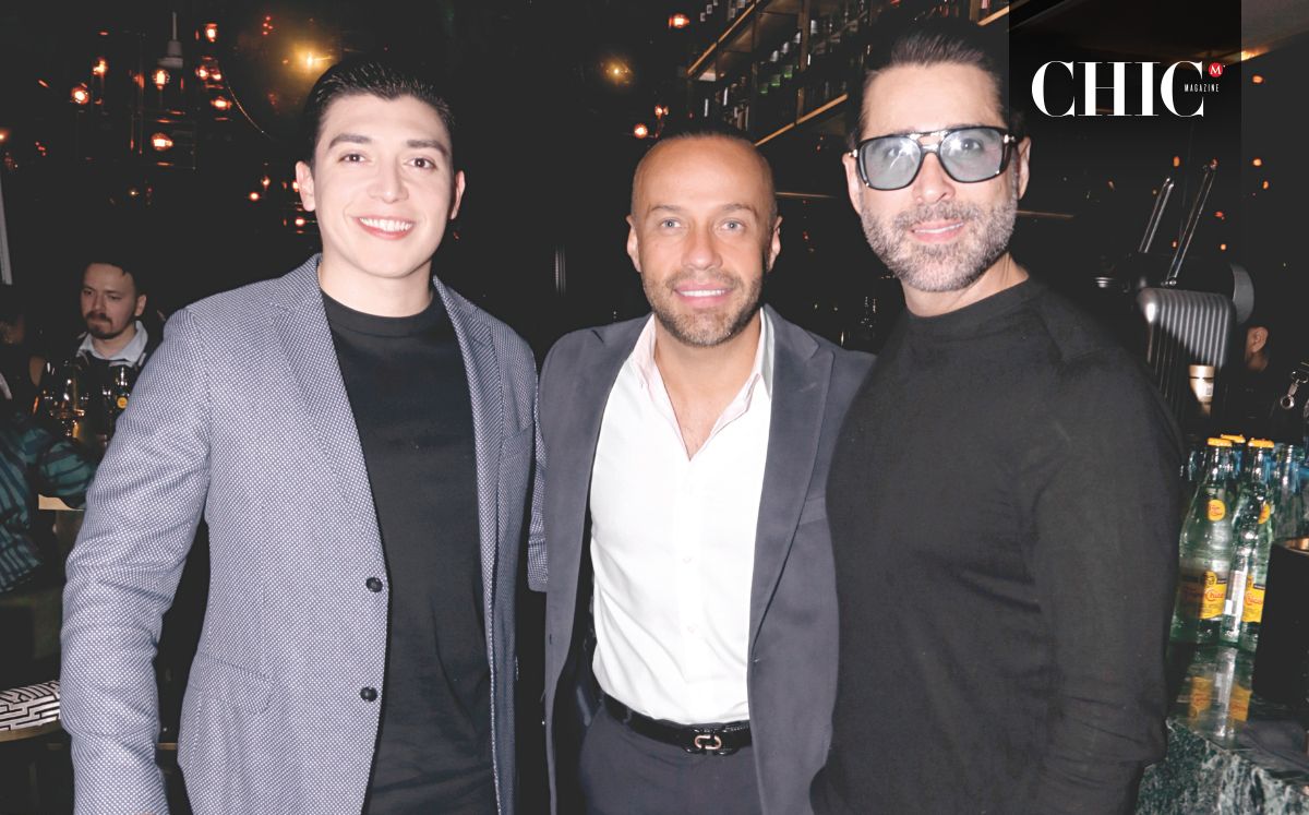 Leonel Ruiz, Ricky Horst y Sergio Belderrain en Azia / Fotos: Omar Valdez
