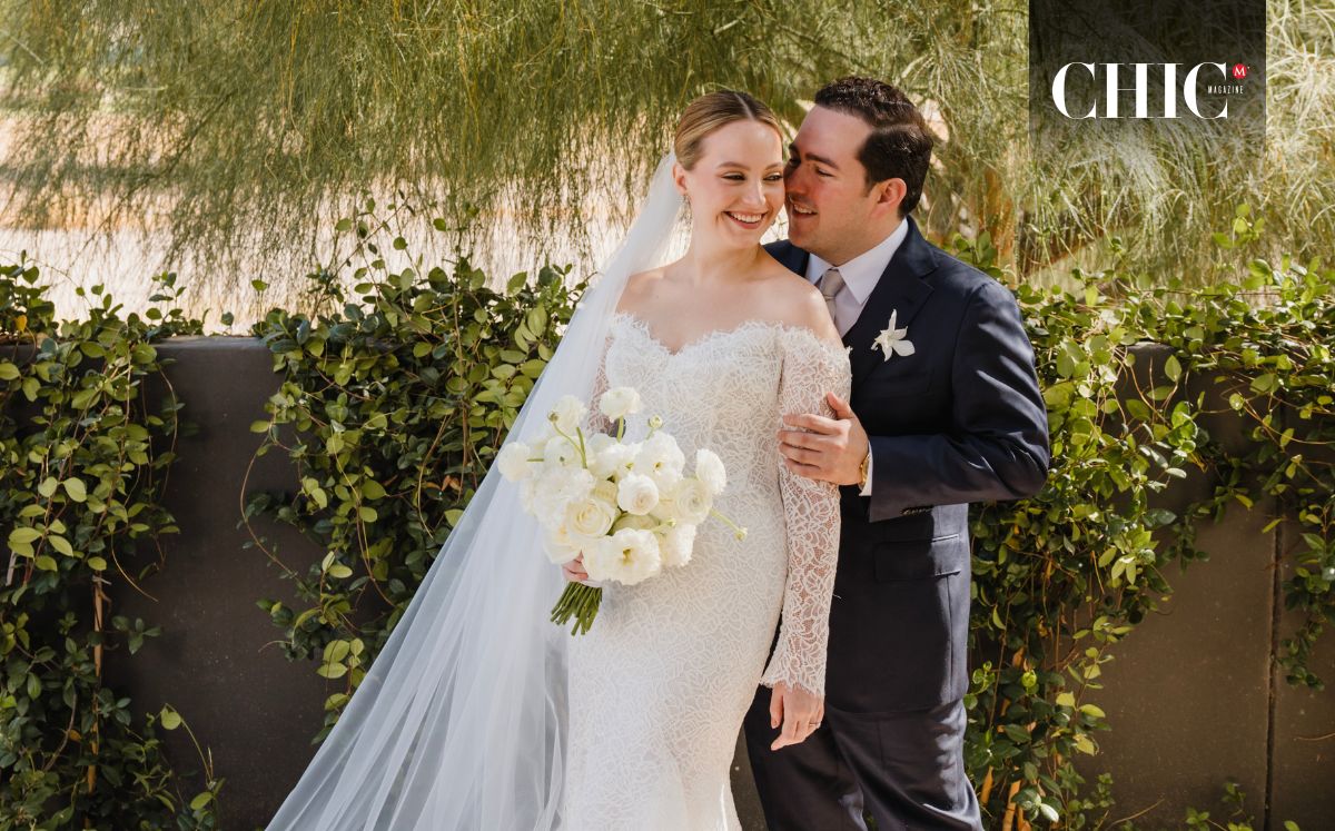María Amparo Ibarra y Alejandro Benavides, viajaron junto a cientos de familiares y amigos a Sonora, para celebrar su enlace / Foto: Conte Fotografía