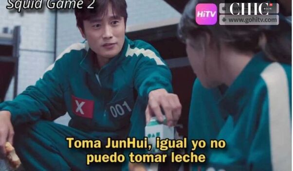 Jugador 001 de El Juego del Calamar de la temporada 2 no puede tomar leche y la regala (Netflix)