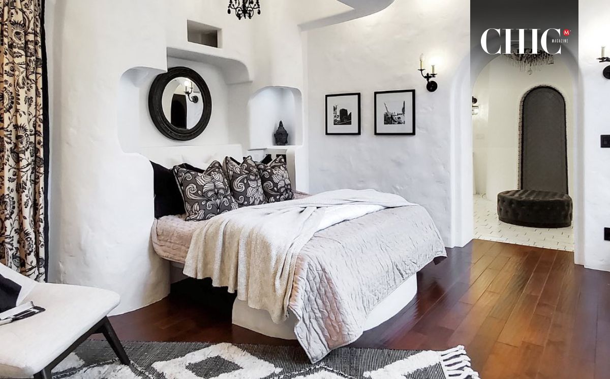 Habitación de la casa de Guillermo del Toro en Los Ángeles que se incendió (Instagram)