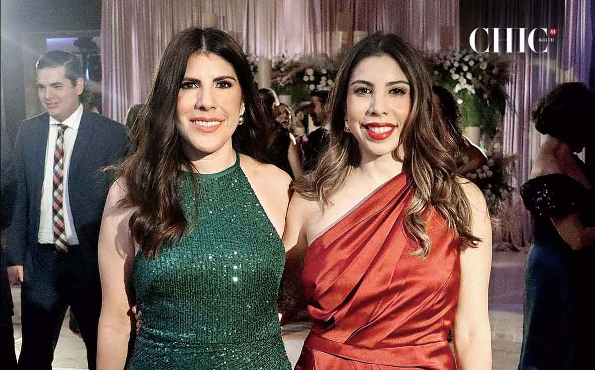 FERNANDA PUENTE Y CAMEMI PUENTE fueron recibidas por la decoración floral de Opciones para Eventos