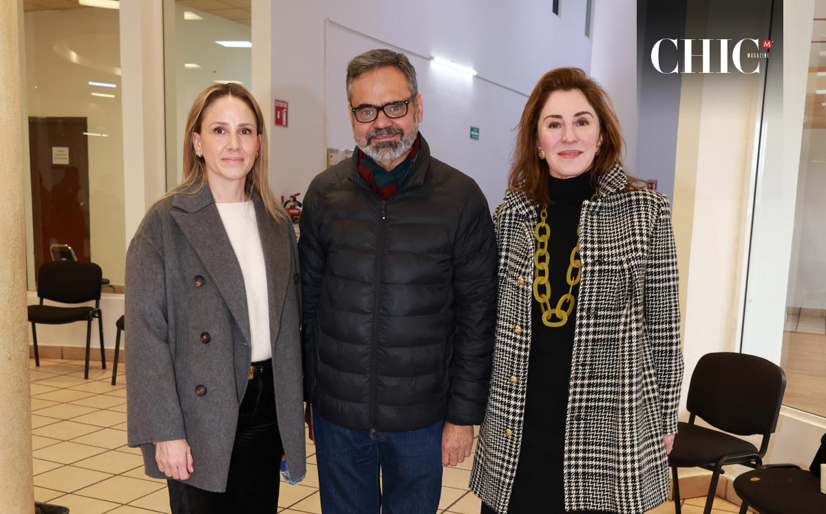 Cristina, Antonio y Luisa