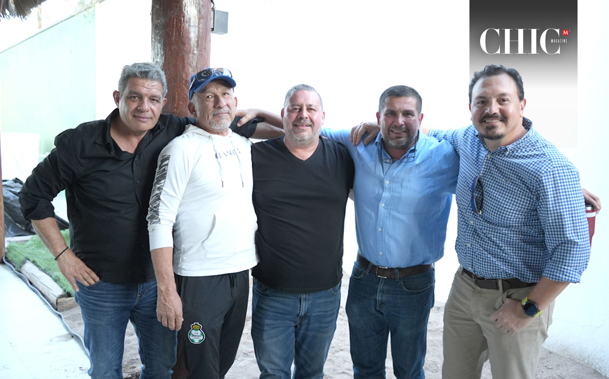 Paco, Ramón, Mauricio, Arturo y Manuel