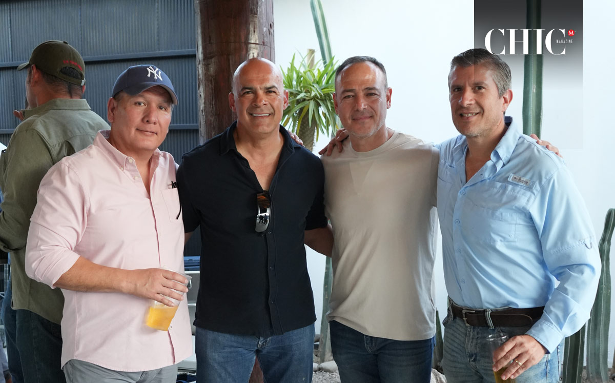 Víctor, Jorge, Marco y Salvador