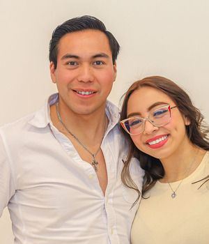 Alexis Galván y Estefanía Rebollo