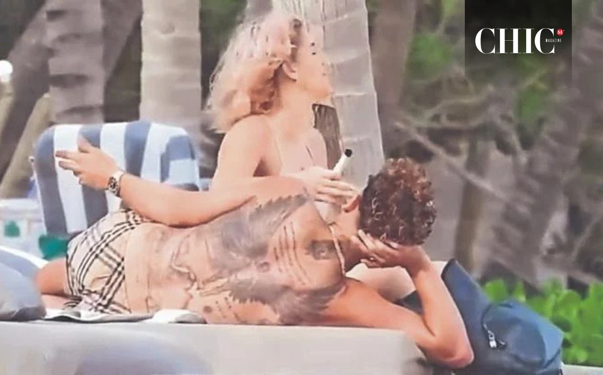 Cassandra Sánchez Navarro e Igor Lichnovsky en Tulum (Instagram)