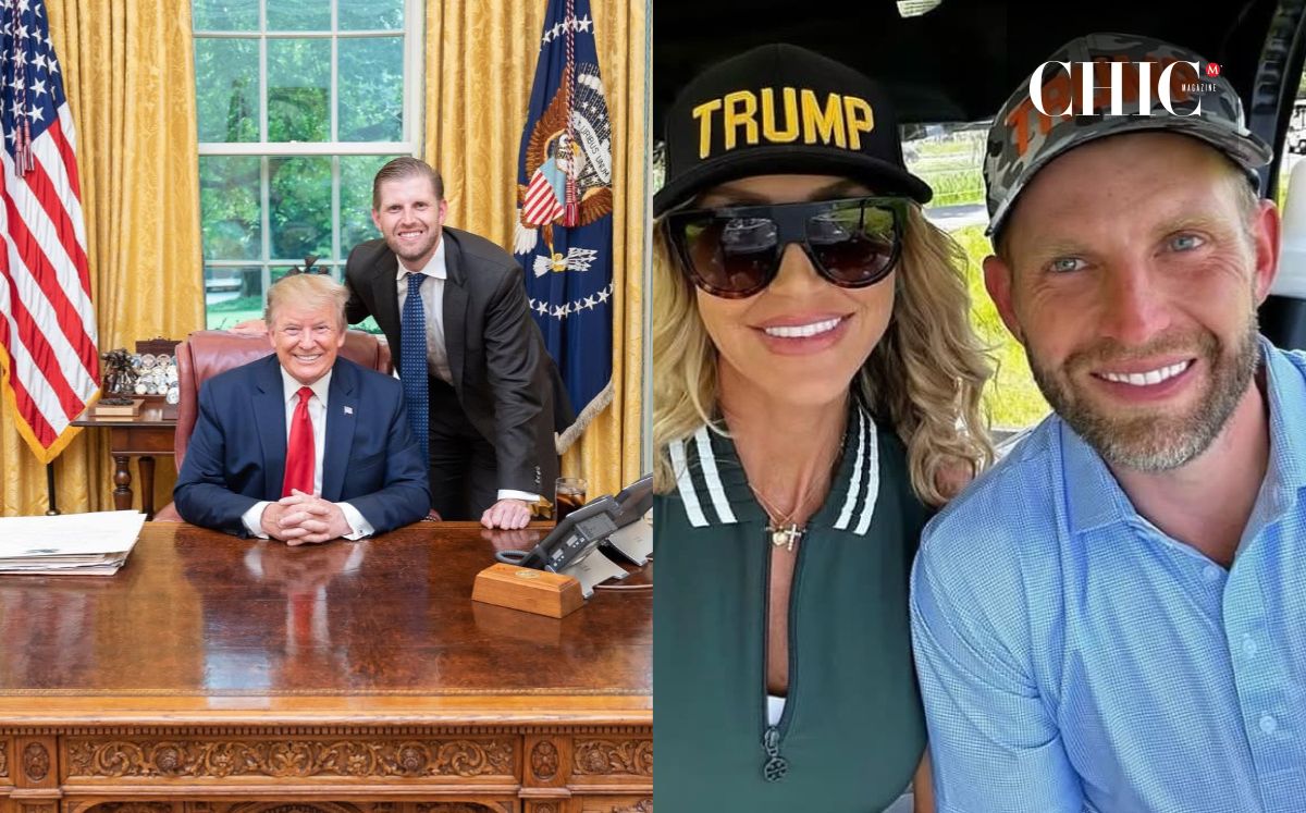 El antes y después de Eric Trump (Foto: Instagram)