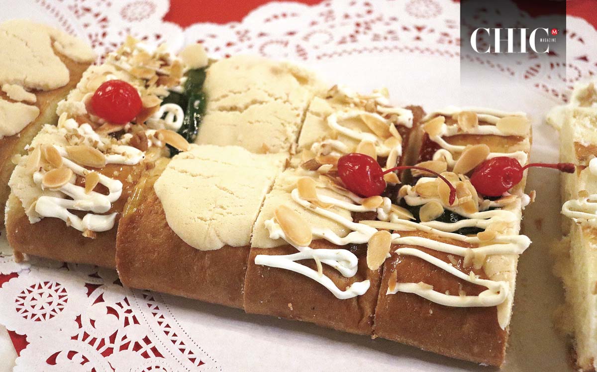 Detalles de la rosca hecha por la cocina del Club Campestre Tampico