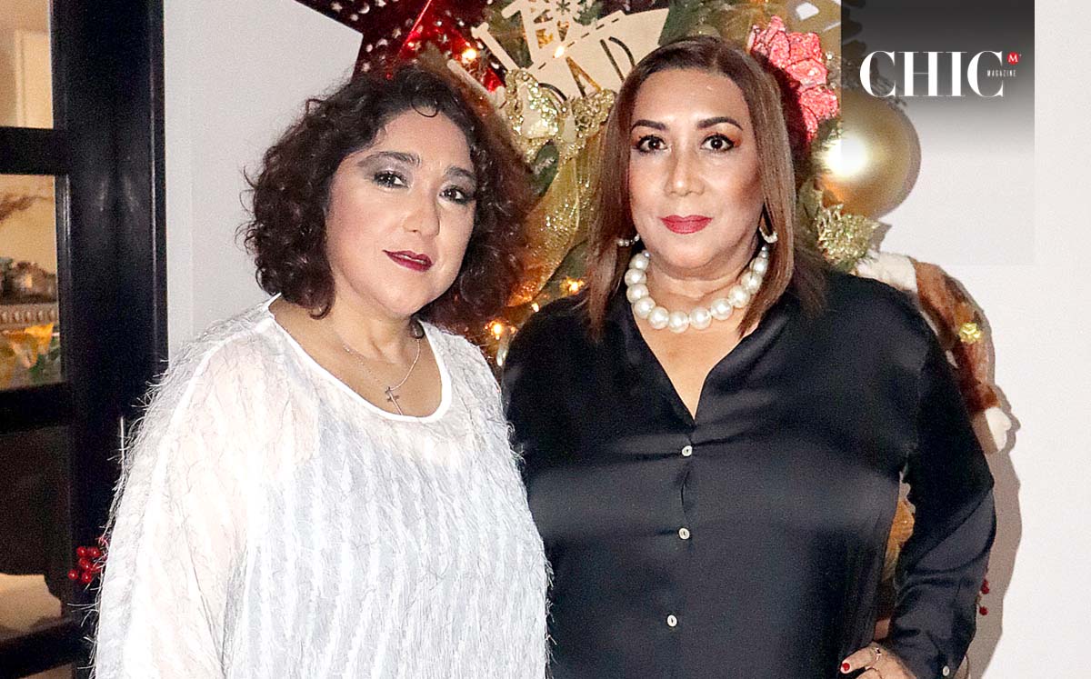 MARILOREN BARRAGAN Y CARMEN BARRAGAN DE MANZUR llegaron puntuales al festejo