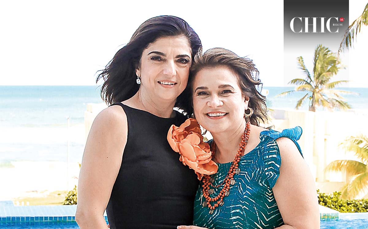 MARTHA HERRERA Y CARMEN LU muy felices de festejar a Ana Lucía Madero