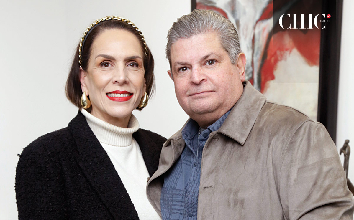 Elsa Blomeyer y Joaquín Guzmán