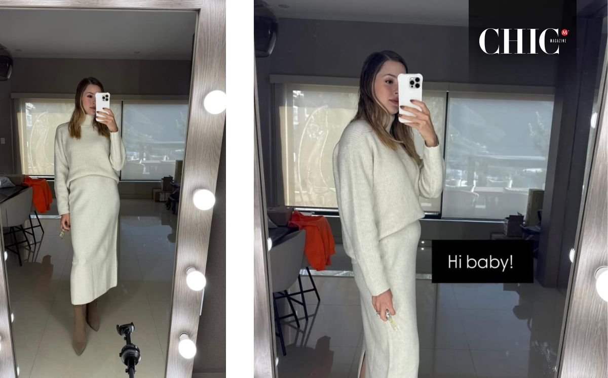 Mariana Rodríguez deja ver su embarazo por primera vez (Instagram)