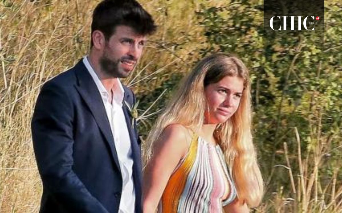 Gerard Piqué y Clara Chía en la boda en donde se les vio públicamente por primera vez (Instagram)