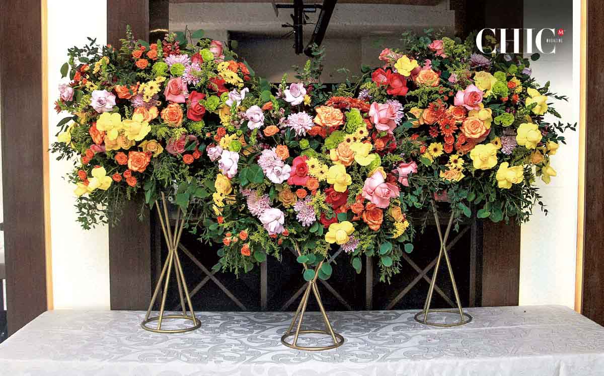 Detalles florales a cargo de Flores de Sofía