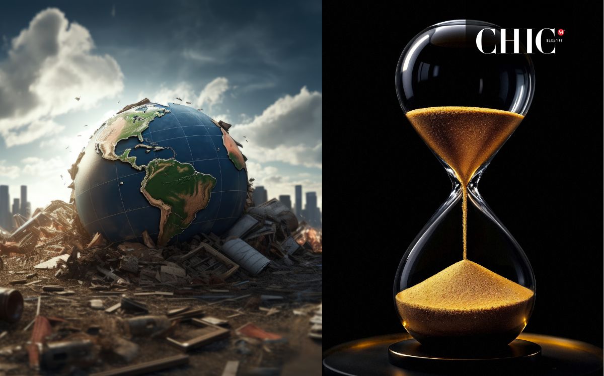 Reloj del fin del mundo cambia la hora en 2025 (Freepik)