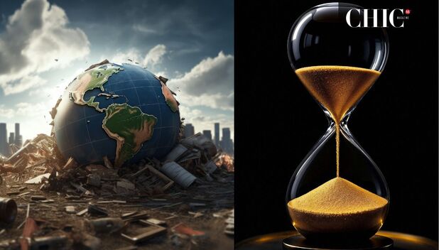 Reloj del fin del mundo cambia la hora en 2025 (Freepik)