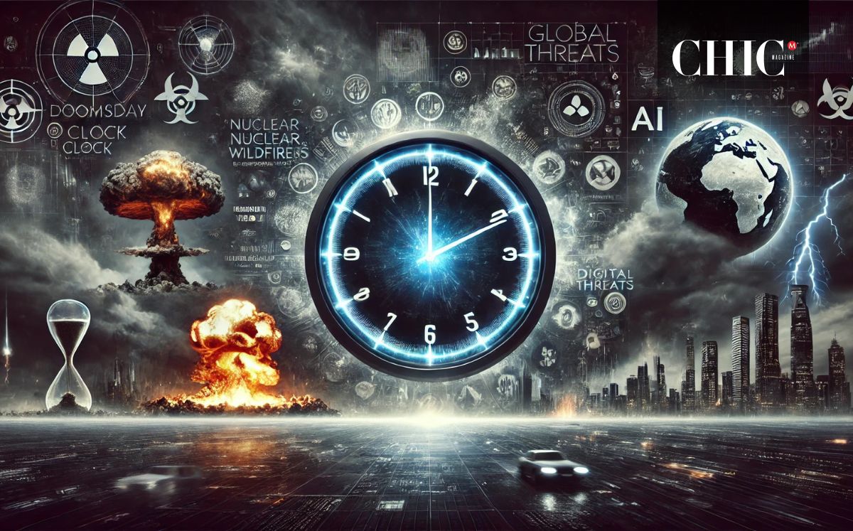 El significado de cambio de hora del reloj del fin del mundo (Foto: Chat GPT)