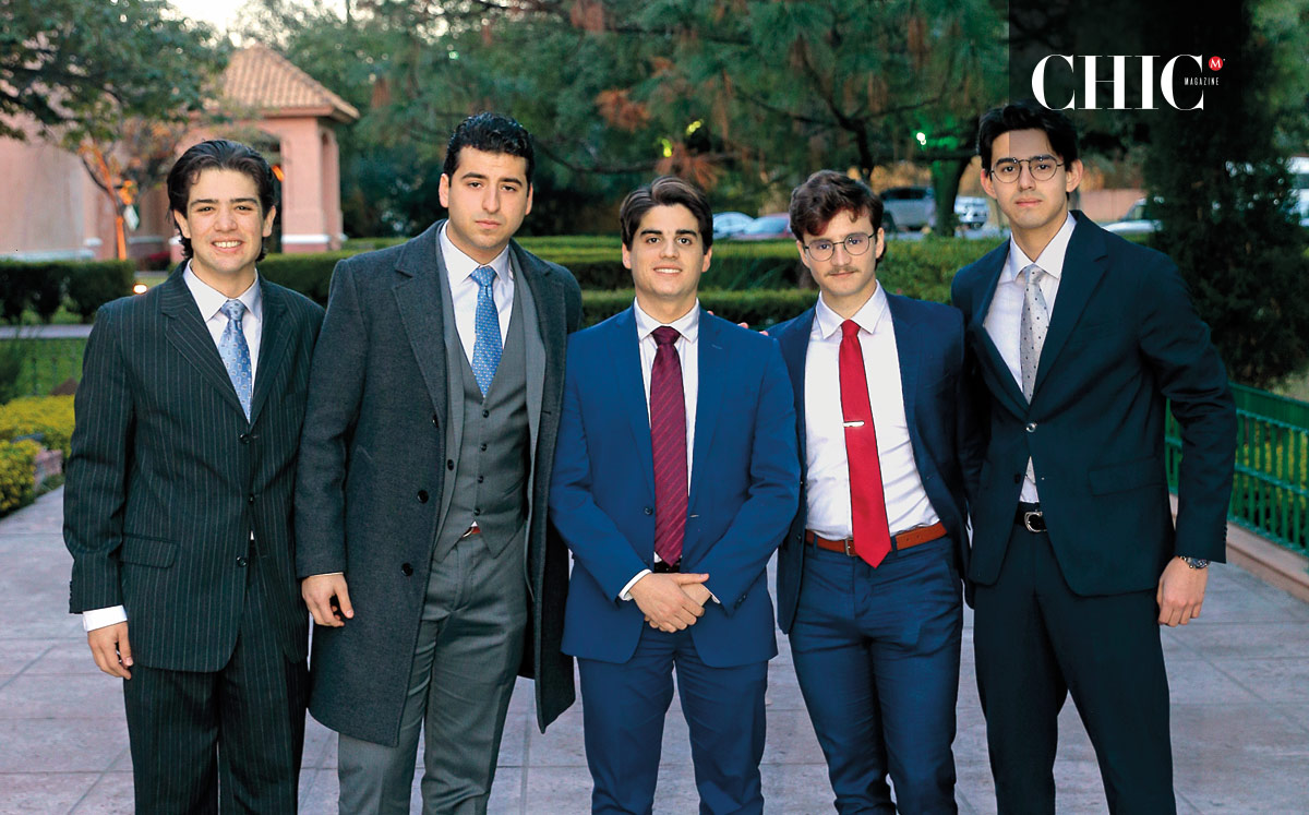Alex Livingston, Misael Assad, Óscar Guardado, Miguel Quintana y Rogelio Treviño