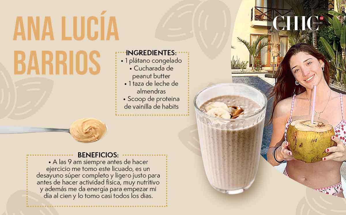 ANA LUCÍA BARRIOS nos comparte su licuado
