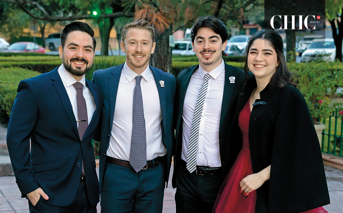 Andrés Caballero, Manuel Guerrero, Jorge Leal y Mónica Mattei