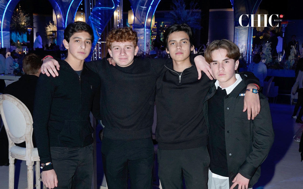 Esteban, Moisés, Alejandro y Leonardo