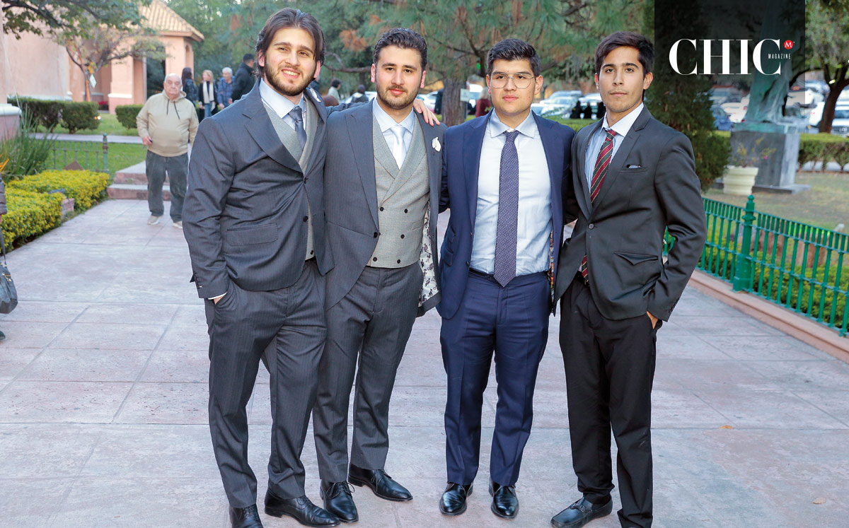 Marcelo Elosúa, Andres Elosúa, Emiliano Garza y Gonzalo Chapa