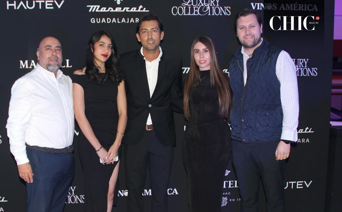 Miguel Flores, Alessandra Olivares, Jaime Medina, Alina Vélez y Salvador González