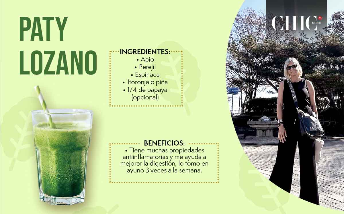 PATY LOZANO nos comparte su smoothie para las mañanas