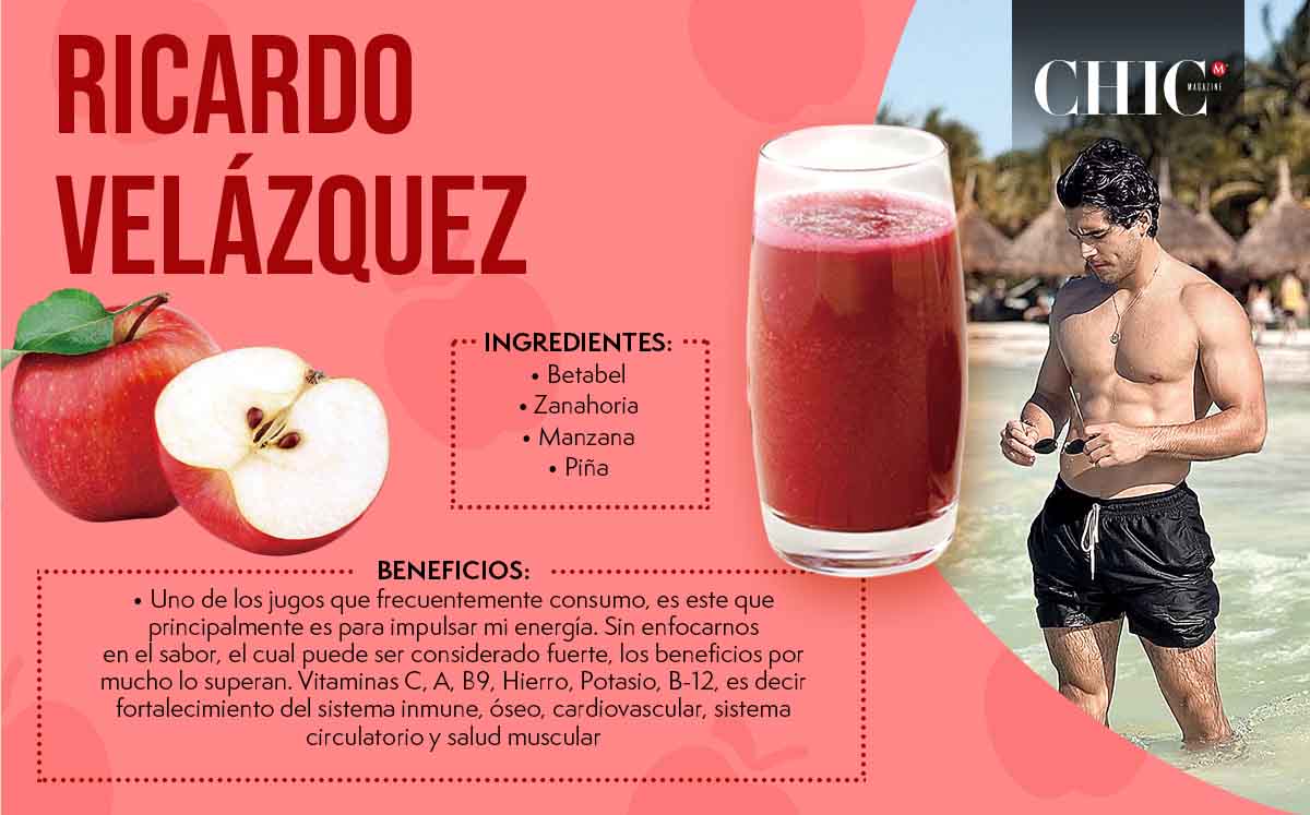 RICARDO VELÁZQUEZ nos comparte su licuado un poco de sus beneficios
