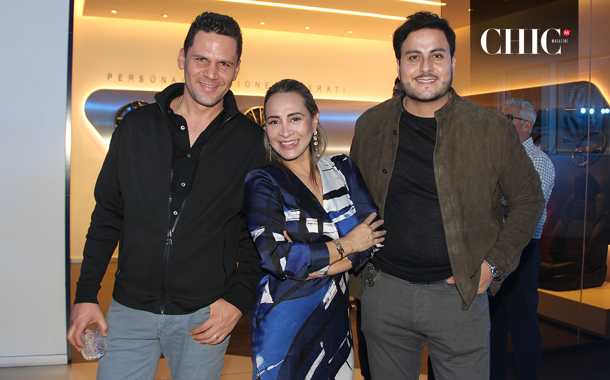 Rubén Guerrero, Alexandra Olivares y David Basilio.