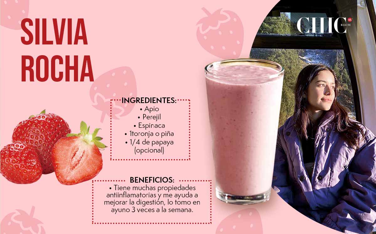 SILVIA ROCHA disfruta de este delicioso licuado