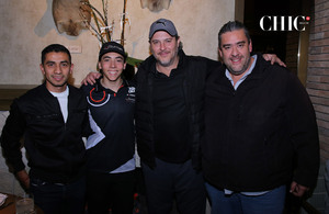 Juan, Christian, Roberto y Agustín