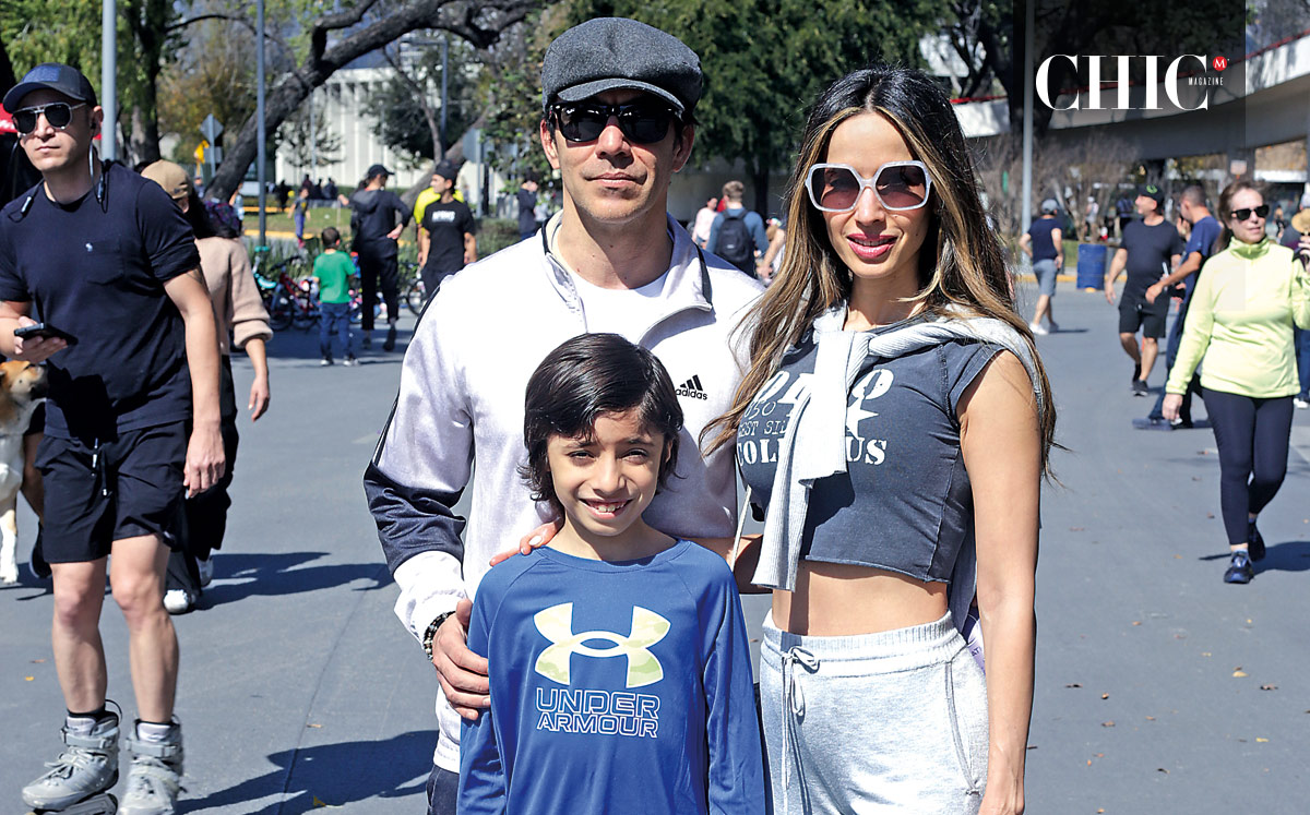 Alberto Sada, Lorena Meza y Leonardo Sada