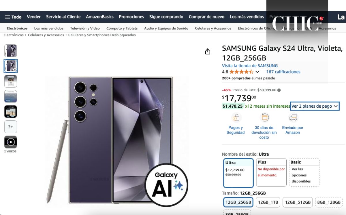 Galaxy S24 Ultra con descuento jamás visto (Amazon)
