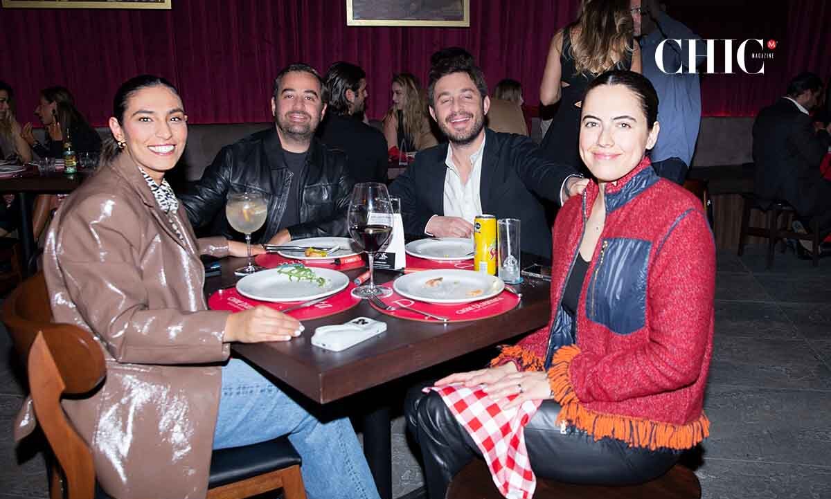 María José Llanjo, Pedro Solana, Camila Sodi y Alonso Fernández