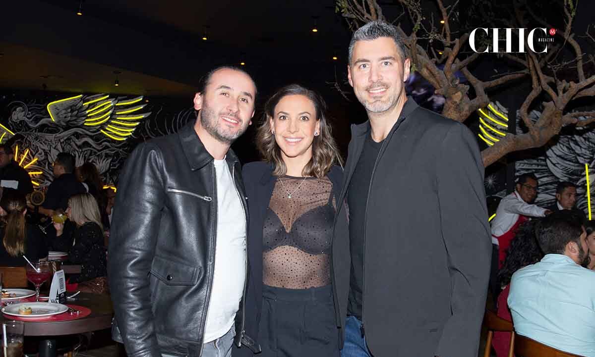 Carlos Morales, Fernanda Rivero y Alejandro Ibarra