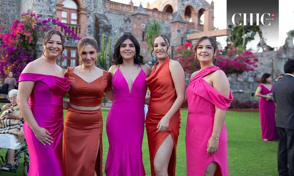 Sandra Covarrubias, Geraldine Villegas, Montserrat López, Frida Acevedo y Laura Martínez
