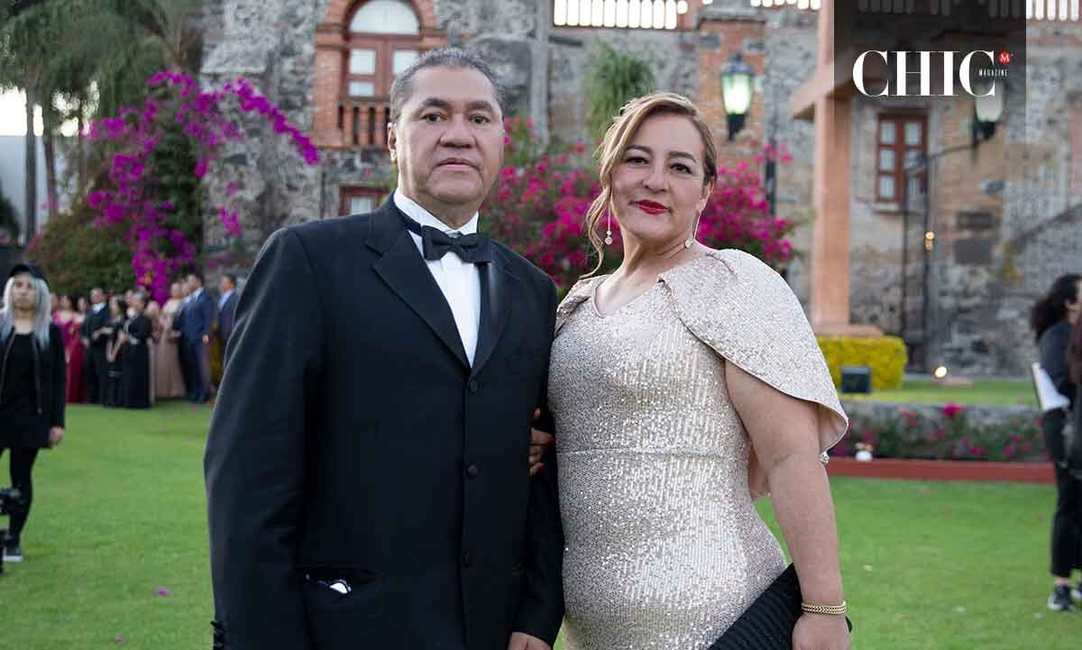 Papás del novio. Consuelo Sandoval y Jaime Galán