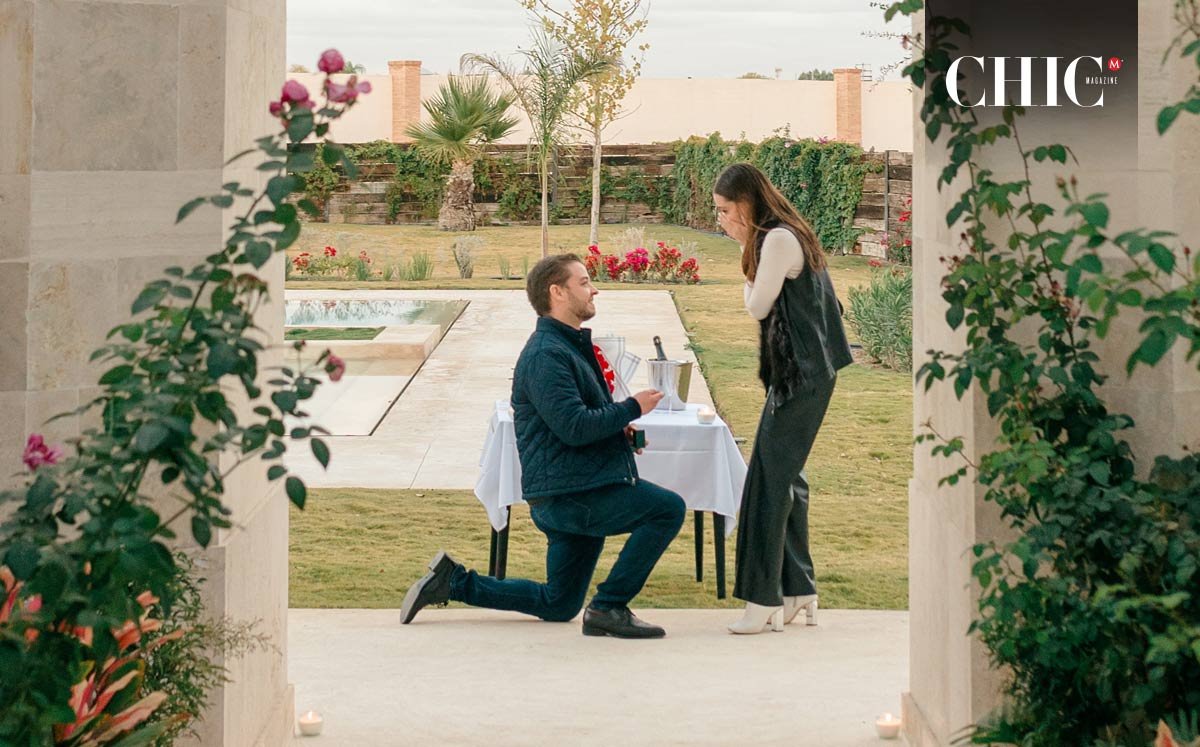 Daniel se arrodilló ante Nelly para pedirle matrimonio