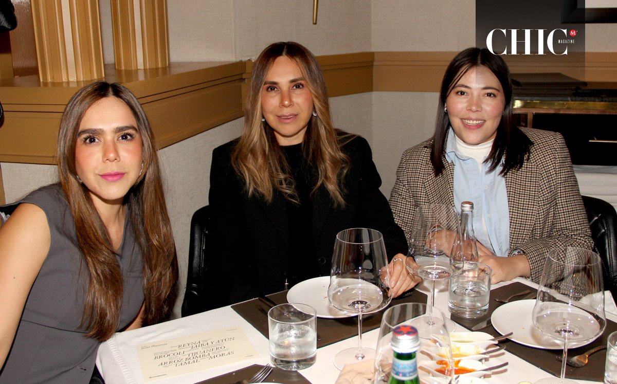 Estefanía Ramírez, Cristina Salgado y Marce Enrigue