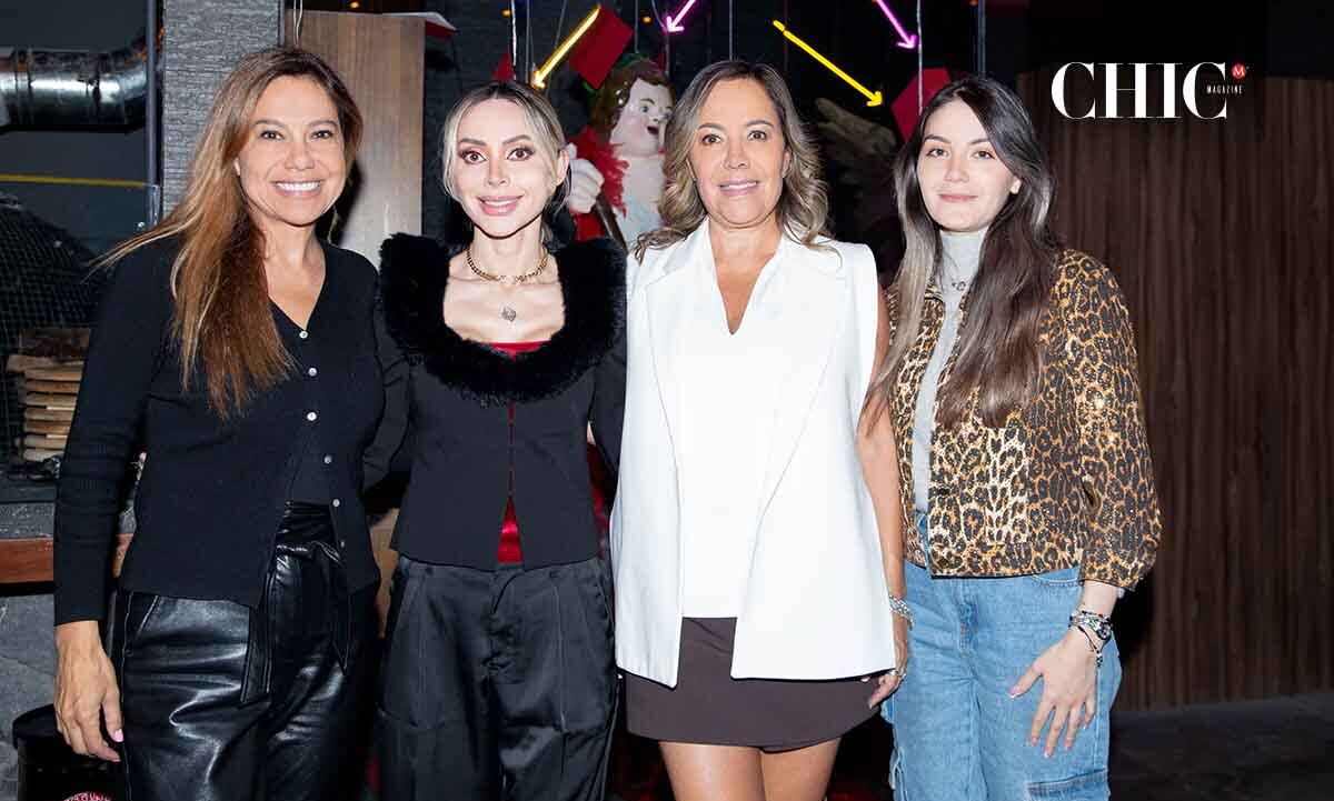 Alicia Guzmán, Rocely Domínguez, Tere Guzmán y Cony Cuadra