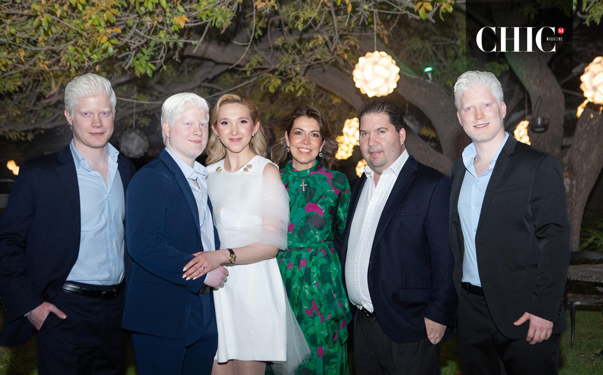 Federico García, Patricio García, Blanca Paulina Villarreal, Rebeca Martínez de García, Gonzalo García Sada y Gonzalo García