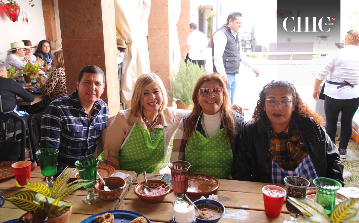 Guillermo, Susy, Victoria y Montse
