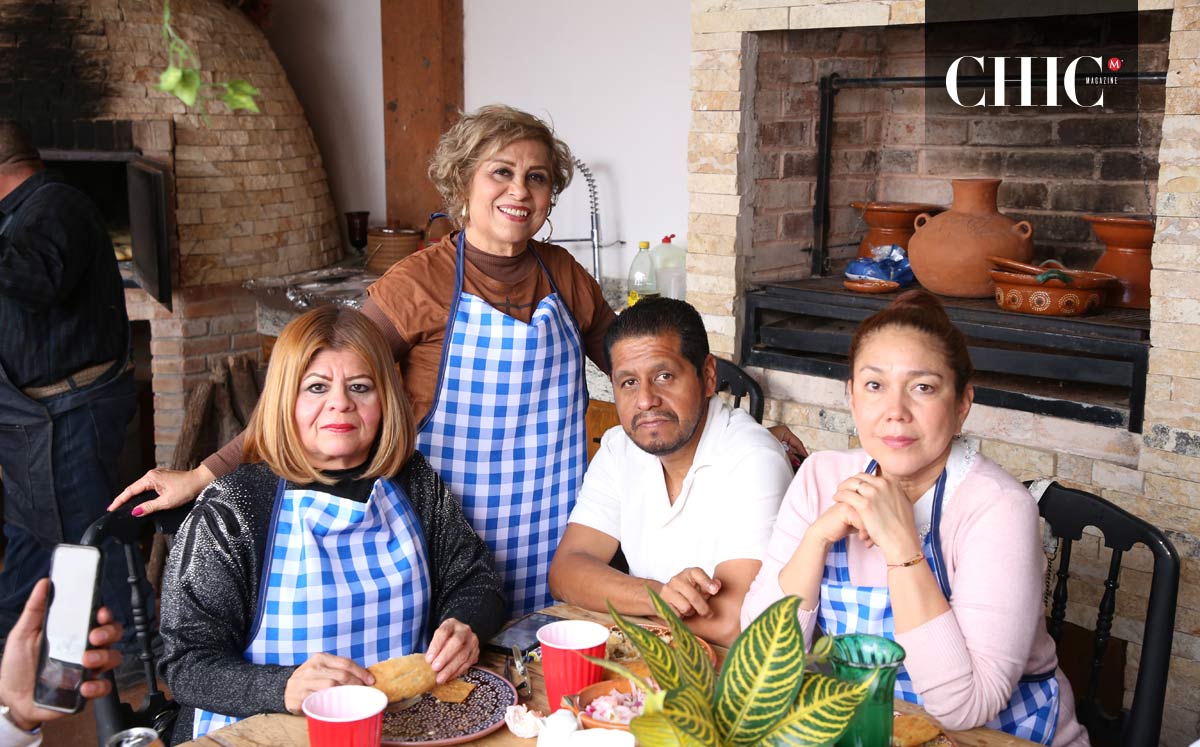 Rocío, Coco, Alejandro y Esther