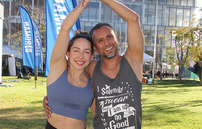 Zaira Badial y Allan Lugo.