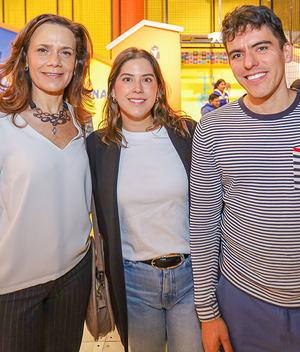 Marcela Ruiz, Fernanda Tapia y Mauricio Raúl